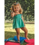 Conjunto niña de vestido y culetín ACUARELAS de JOSE VARON