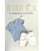 Conjunto niño de polo y pantalón corto LIMA LIMON de LA MARTINICA
