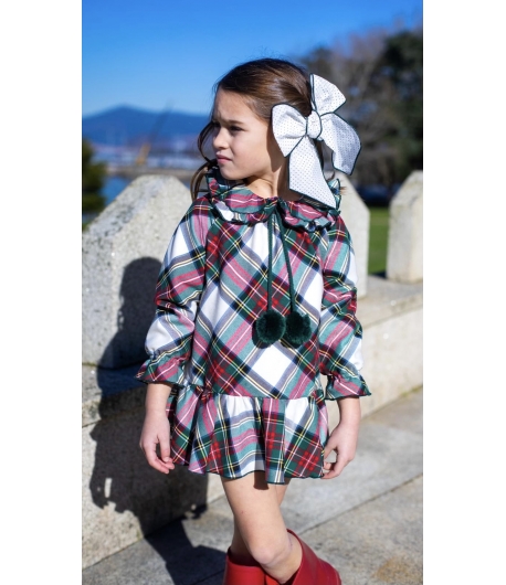 Vestido cuadros ASPEN de LA MARTINICA BY MARIA SOBRINO