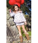 Conjunto niña de sudadera y braguita MRT PINGUINOS de LA MARTINICA BY MARIA SOBRINO