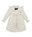 Vestido cuadros negros de EVE CHILDREN