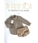Conjunto niño de camisa, bombacho y jersey patinador KENIA de LA MARTINICA BY MARIA SOBRINO