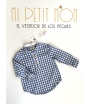 Camisa niño cuadros ENTRE NUBES de LA MARTINICA BY MARIA SOBRINO