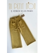 Pantalón pana amarillo CAPRI de MIA y LIA