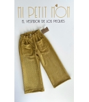 Pantalón pana amarillo CAPRI de MIA y LIA