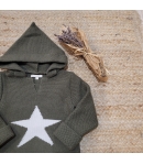 Jersey kaki con estrella en crudo de MIA y LIA