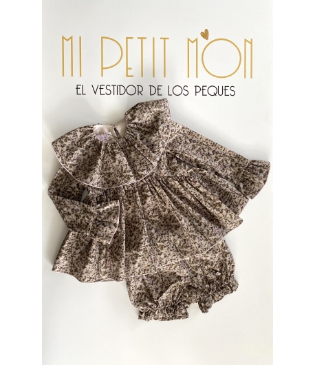 Conjunto blusón + pololo Sauce Bamboline