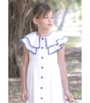 Vestido blanco MUSCARI de EVE CHILDRENICA BY MARIA SOBRINO