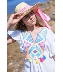 Caftán pechera bordados ALADDIN de LA MARTINICA BY MARÍA SOBRINO