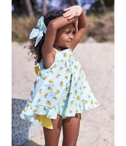 Caftan limones LEMON PIE de LA MARTINICA BY MARÍA SOBRINO