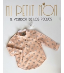 Camisa manga larga conejitos BUNNY de LA MARTINICA BY MARIA SOBRINO