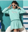 Sudadera niña esmeralda LOVE de EVA CASTRO