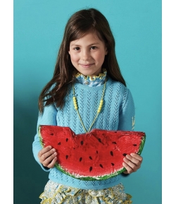 Conjunto niña de blusa, bombacho y jersey VERNA de EVA CASTRO