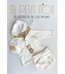 Conjunto niño de sudadera y bombacho felpa MRT 5 LOBITOS de LA MARTINICA BY MARIA SOBRINO