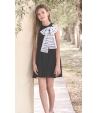 Vestido negro con lazada de EVE CHILDREN