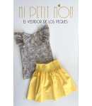 Conjunto niña de blusa y falda GAZA de EVE CHILDREN