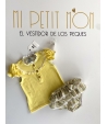 Conjunto niña de polo y braguita flores GIALLO de LA MARTINICA BY MARIA SOBRINO