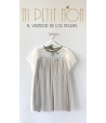 Vestido plumeti manga volante BISOU de BELLA BIMBA