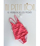 Trikini teens naranja fluor OPALO de MARICRUZ