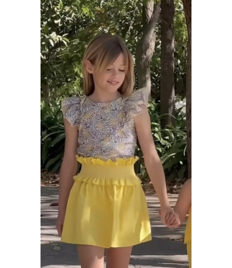 Conjunto niña de blusa y falda GAZA de EVE CHILDREN