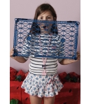 Conjunto niña de blusa, short y jersey SAINT TROPEZ de EVA CASTRO