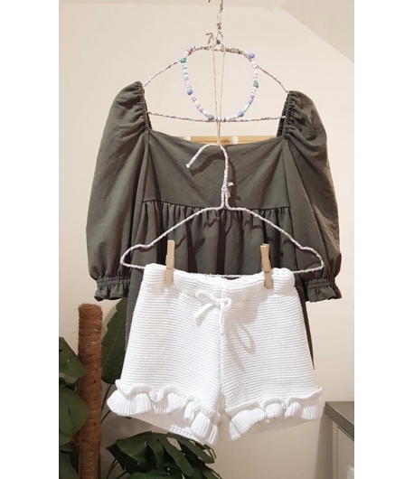 Short punto crudo MIA Y LIA