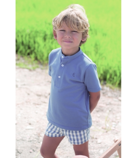 Polo azul Florence Eve Children