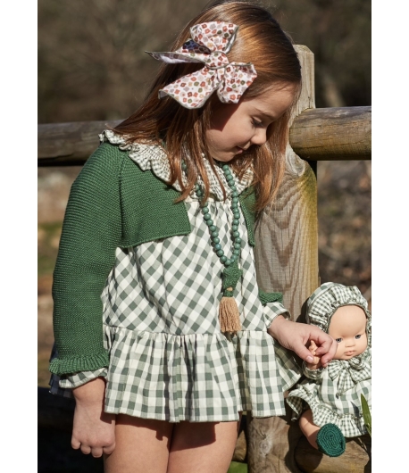 Chaqueta corta verde MUSGO de LA MARTINICA BY MARIA SOBRINO