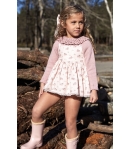 Conjunto de ranita casitas y jersey cuello bordado LA CASITA DEL ARBOL de LA MARTINICA BY MARIA SOBRINO