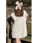 Chaleco brillo beige TOFFEE de LA MARTINICA BY MARIA SOBRINO