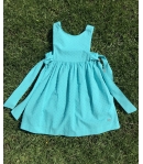 Kaftan plumeti turquesa José Varón