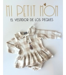 Jesusito felpa cuadros OSITO de MON PETIT BONBON