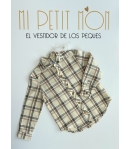 Camisa manga larga cuadros CONGUITOS de LA MARTINICA BY MARIA SOBRINO