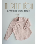 Camisa m/l cuadros casitas LA CASITA DEL ARBOL de LA MARTINICA BY MARIA SOBRINO