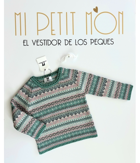 Jersey unisex grecas GROSELLA de LA MARTINICA BY MARIA SOBRINO