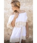 Vestido palabra de honor con puntilla BONHOMIA de BELLA BIMBA