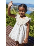 Vestido volantes frunces BAMBI SUEÑOS de LA MARTINICA BY MARIA SOBRINO