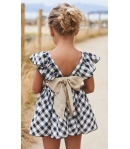 Jesusito vichy negro BLACK & WHITE de LA MARTINICA BY MARIA SOBRINO