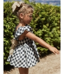 Jesusito vichy negro BLACK & WHITE de LA MARTINICA BY MARIA SOBRINO