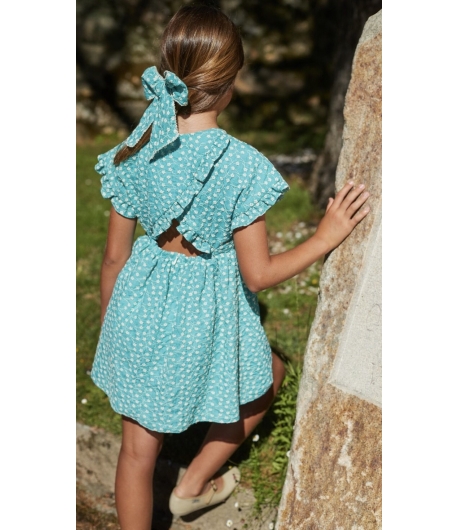 Vestido espalda escotada ESMERALDA de LA MARTINICA BY MARIA SOBRINO