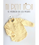 Camisa manga larga cuadros KITTIE de LA MARTINICA BY MARIA SOBRINO