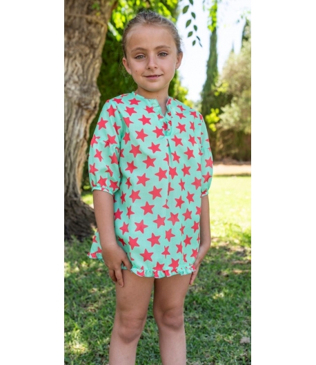 Kurta verde CREMALLERA de MARICRUZ