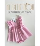 Conjunto niña de caftan y braguita volantes EASTER de LA MARTINICA BY MARIA SOBRINO