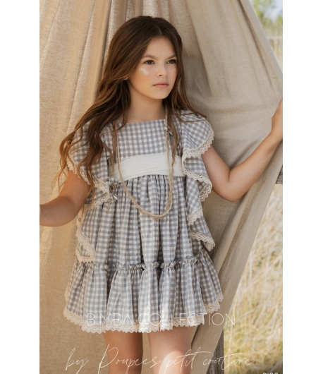 Vestido cuadros faralae TRIANA de BELLA BIMBA