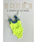 Bañador niña volante bambula FLASH de LA MARTINICA BY MARIA SOBRINO