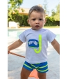 Conjunto niño de camiseta buceo y boxer METRO de MARICRUZ