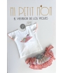 Conjunto de camiseta y braguita volantes perros de MON PETIT BONBON