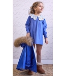 Vestido cuello estampado CHILDREN CHOCO de LA MARTINICA BY MARIA SOBRINO