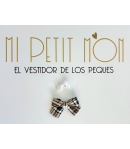 Lazo en cuadro burberry de MON PETIT BONBON