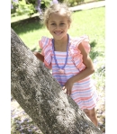 Vestido rayas lazo espalda BIKE de LA MARTINICA BY MARIA SOBRINO